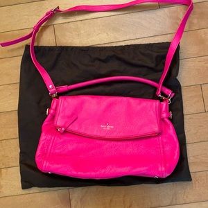 Kate Spade Pink Cobbled Minka Crossbody Bag